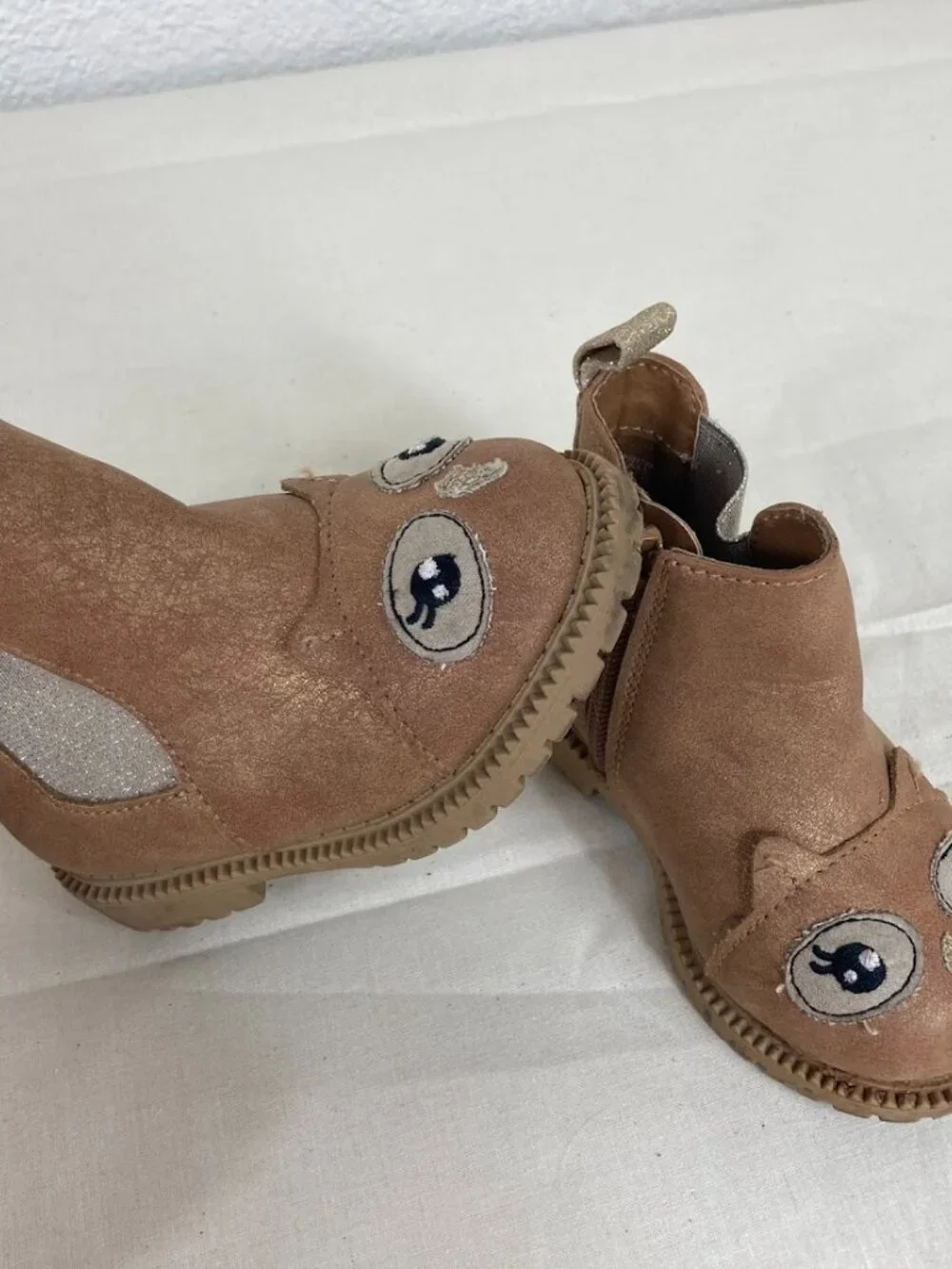 Toddler Girls Shoe Bundle Lot of 4 US Size 5 Boots Sandals Slip Ons